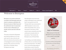 Tablet Screenshot of bramptonoldandnew.com